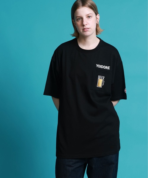 JACKROSE(ジャックローズ)の「YOIDORE サメ乾杯ポケット TEE(Tシャツ/カットソー・メンズ・ライトグリーン/ブラック・M/XL/L)」の8枚目の写真