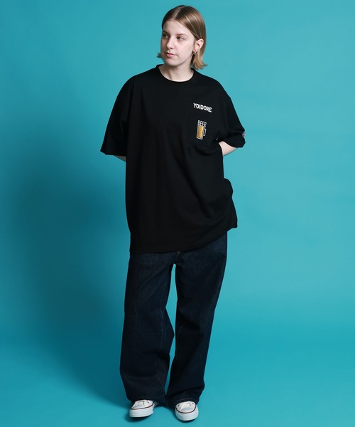 JACKROSE(ジャックローズ)の「YOIDORE サメ乾杯ポケット TEE(Tシャツ/カットソー・メンズ・ライトグリーン/ブラック・M/XL/L)」の13枚目の写真