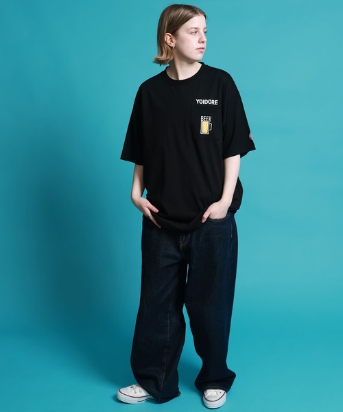 JACKROSE(ジャックローズ)の「YOIDORE サメ乾杯ポケット TEE(Tシャツ/カットソー・メンズ・ライトグリーン/ブラック・M/XL/L)」の14枚目の写真