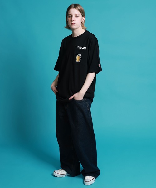 JACKROSE(ジャックローズ)の「YOIDORE サメ乾杯ポケット TEE(Tシャツ/カットソー・メンズ・ライトグリーン/ブラック・M/XL/L)」の15枚目の写真