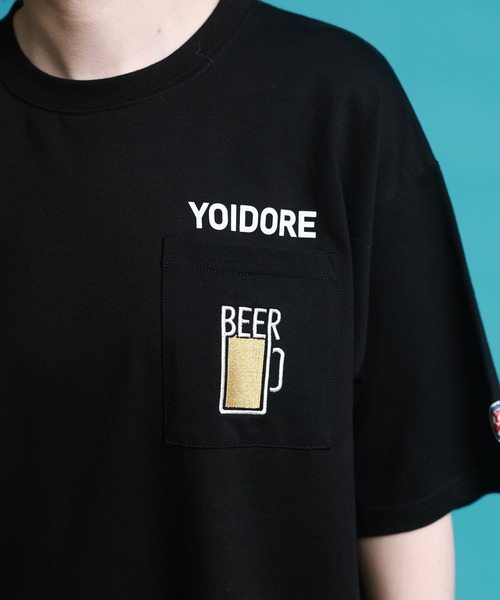 JACKROSE(ジャックローズ)の「YOIDORE サメ乾杯ポケット TEE(Tシャツ/カットソー・メンズ・ライトグリーン/ブラック・M/XL/L)」の18枚目の写真