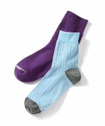 Live in comfort（リブインコンフォート）の「リブ　イン　コンフォート　足もとからワクワク♪　綿混素材のカラフルソックスセット（ソックス/靴下）」