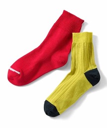 Live in comfort（リブインコンフォート）の「リブ　イン　コンフォート　足もとからワクワク♪　綿混素材のカラフルソックスセット（ソックス/靴下）」