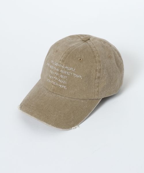 JEANASIS（ジーナシス）の「アソートロゴキャップ/660043（キャップ・レディース・ベージュ系その他/ホワイト系その他/ブラック系その他・FREE）」の3枚目の写真