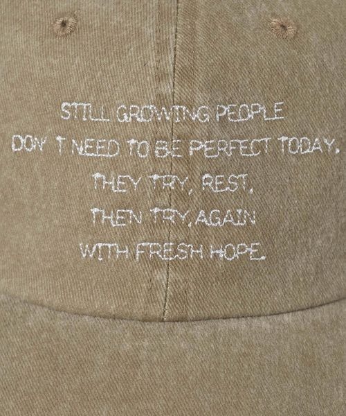 JEANASIS（ジーナシス）の「アソートロゴキャップ/660043（キャップ・レディース・ベージュ系その他/ホワイト系その他/ブラック系その他・FREE）」の11枚目の写真