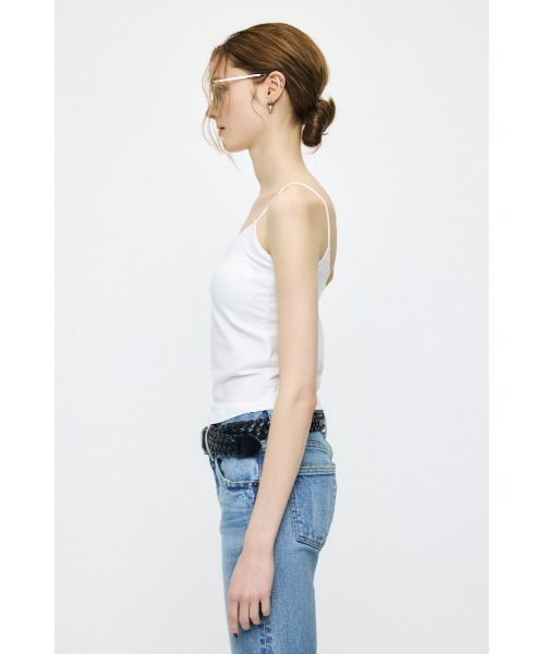 MOUSSY(マウジー)の「BACK OPEN CUP IN キャミソール(キャミソール・レディース・ブラック/オフホワイト/ブラウン・2/1)」の8枚目の写真