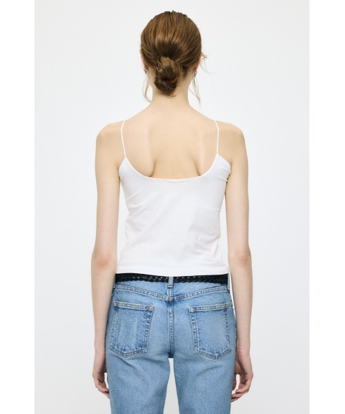 MOUSSY(マウジー)の「BACK OPEN CUP IN キャミソール(キャミソール・レディース・ブラック/オフホワイト/ブラウン・2/1)」の9枚目の写真