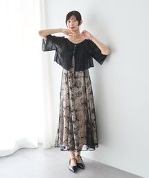 イェッカヴェッカ　結婚式　ワンピース YECCA VECCA｜イェッカ ヴェッカのワンピース（花柄・ボタニカル柄