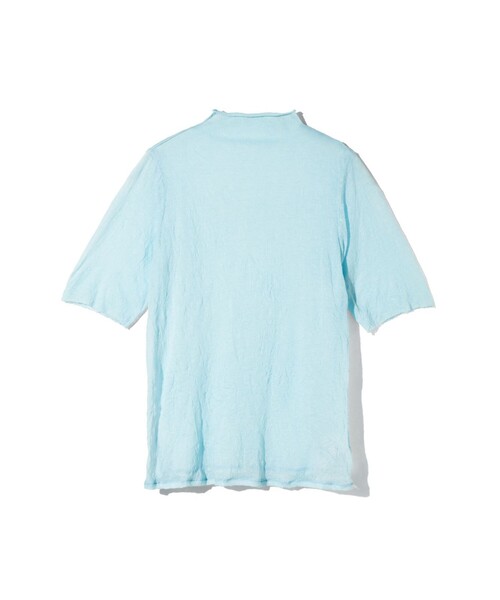 MIDIUMISOLID(ミディウミソリッド)の「MIDIUMISOLID for Ladies シースルーハイネックスリーブインナー(Tシャツ/カットソー・レディース・ブラック/ライトブルー/オフホワイト/ピンク/ライトグレー・FREE)」の7枚目の写真