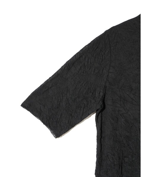 MIDIUMISOLID(ミディウミソリッド)の「MIDIUMISOLID for Ladies シースルーハイネックスリーブインナー(Tシャツ/カットソー・レディース・ブラック/ライトブルー/オフホワイト/ピンク/ライトグレー・FREE)」の22枚目の写真