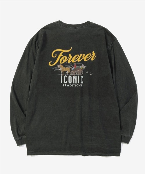 rehacer（レアセル）の「rehacer TEE :  Flower Coach Man Vintage Wash T / フラワーコーチマン ヴィンテージ ウオッシュ T（Tシャツ/カットソー・メンズ・ネイビー/スミクロ・MEDIUM/LARGE/X-LARGE/SMALL）」の11枚目の写真
