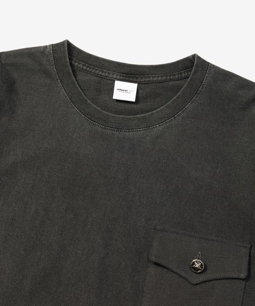 rehacer（レアセル）の「rehacer TEE :  Flower Coach Man Vintage Wash T / フラワーコーチマン ヴィンテージ ウオッシュ T（Tシャツ/カットソー・メンズ・ネイビー/スミクロ・MEDIUM/LARGE/X-LARGE/SMALL）」の12枚目の写真
