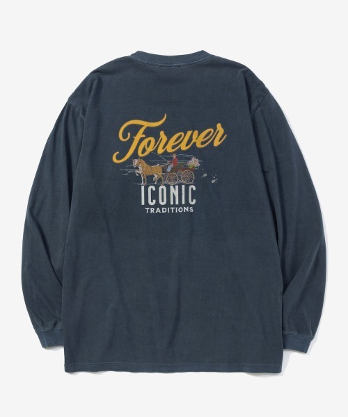 rehacer（レアセル）の「rehacer TEE :  Flower Coach Man Vintage Wash T / フラワーコーチマン ヴィンテージ ウオッシュ T（Tシャツ/カットソー・メンズ・ネイビー/スミクロ・MEDIUM/LARGE/X-LARGE/SMALL）」の16枚目の写真