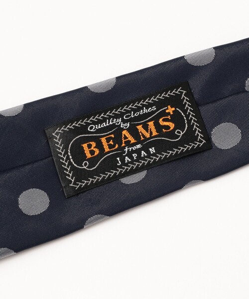 BEAMS PLUS(ビームスプラス)の「Dot Pattern Tie(ネクタイ・メンズ・イエロー/ネイビー・ONE SIZE)」の7枚目の写真