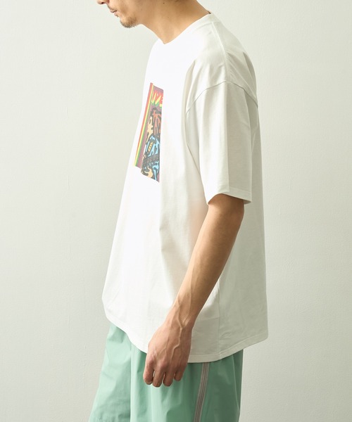 CITY COUNTRY CITY(シティーカントリーシティー)の「【CITY COUNTRY CITY/シティカントリーシティ】CITY COUNTRY CITY x BOB MARLEY_COTTON T-SHIRT_LIVE(Tシャツ/カットソー・メンズ・ホワイト/ブラック・M/L)」の4枚目の写真