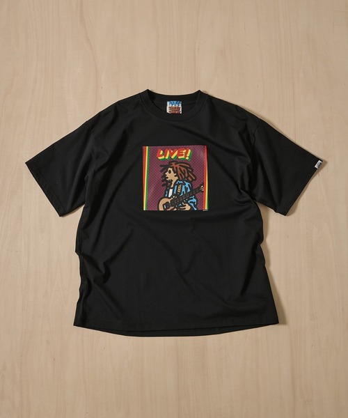 CITY COUNTRY CITY(シティーカントリーシティー)の「【CITY COUNTRY CITY/シティカントリーシティ】CITY COUNTRY CITY x BOB MARLEY_COTTON T-SHIRT_LIVE(Tシャツ/カットソー・メンズ・ホワイト/ブラック・M/L)」の13枚目の写真
