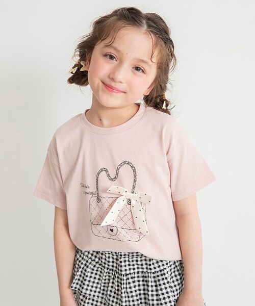 BRANSHES(ブランシェス)の「アソートデザイン半袖Tシャツ(Tシャツ/カットソー・キッズ・オフホワイト/ブラック/ピンク・90/150/100/120/110/130/140)」の3枚目の写真