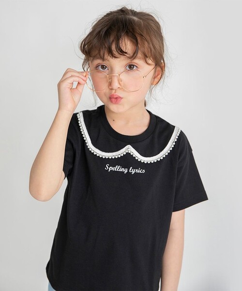 BRANSHES(ブランシェス)の「アソートデザイン半袖Tシャツ(Tシャツ/カットソー・キッズ・オフホワイト/ブラック/ピンク・90/150/100/120/110/130/140)」の2枚目の写真
