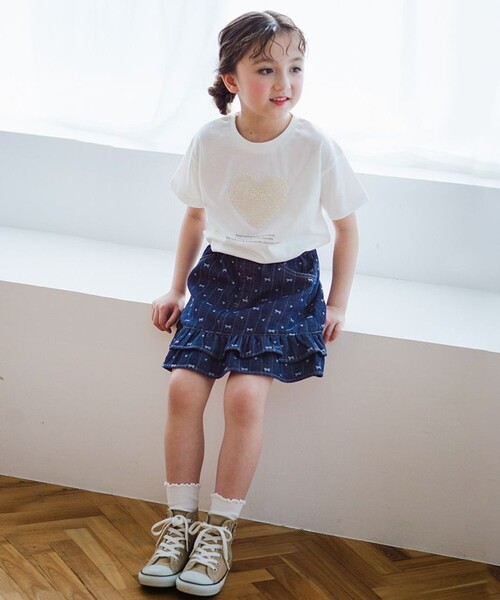 BRANSHES(ブランシェス)の「アソートデザイン半袖Tシャツ(Tシャツ/カットソー・キッズ・オフホワイト/ブラック/ピンク・90/150/100/120/110/130/140)」の21枚目の写真