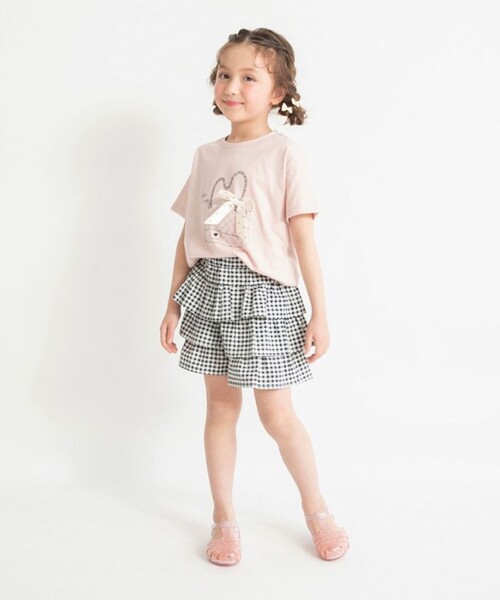 BRANSHES(ブランシェス)の「アソートデザイン半袖Tシャツ(Tシャツ/カットソー・キッズ・オフホワイト/ブラック/ピンク・90/150/100/120/110/130/140)」の16枚目の写真