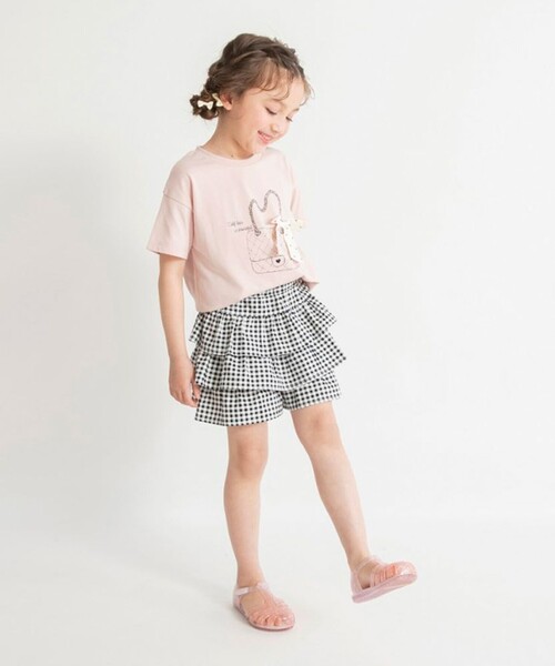 BRANSHES(ブランシェス)の「アソートデザイン半袖Tシャツ(Tシャツ/カットソー・キッズ・オフホワイト/ブラック/ピンク・90/150/100/120/110/130/140)」の19枚目の写真