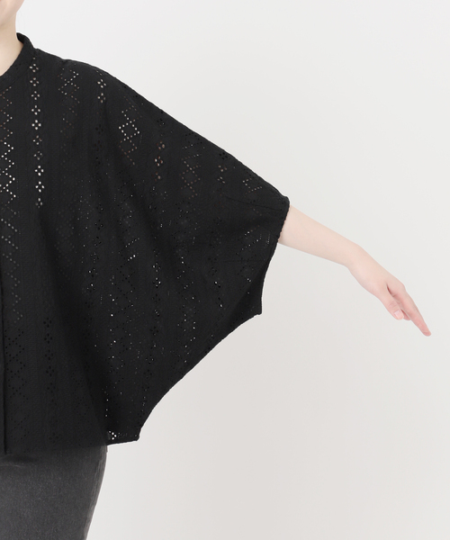 JOURNAL STANDARD relume(ジャーナルスタンダード レリューム)の「コットンカットワーク刺繍ポンチョブラウス(シャツ/ブラウス・レディース・ホワイト系その他/ブラック系その他・FREE)」の20枚目の写真