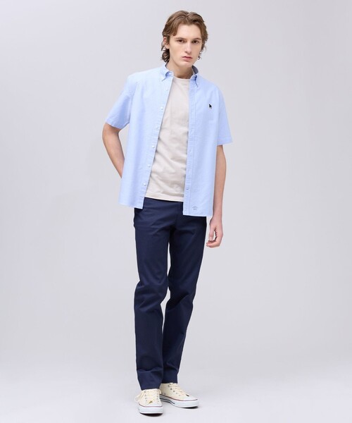 J.PRESS(ジェイプレス)の「大人気【WEB限定】バックブル 半袖シャツ / B.D. _26年モデル(シャツ/ブラウス・メンズ・ブルー系/ホワイト系/ベージュ系1/ブルー系1・X-LARGE/LARGE/MEDIUM)」の7枚目の写真