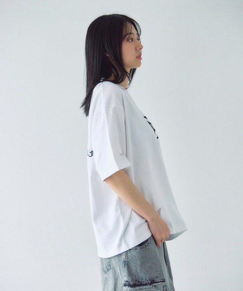 GALLIS ADDICTION(ガリスアディクション)の「GA Cross Logo刺繍 Tee(Tシャツ/カットソー・メンズ・ホワイト/ブラック・L/M)」の7枚目の写真