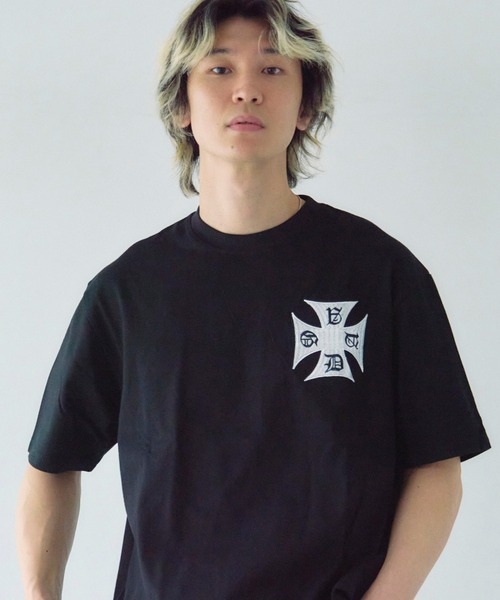 GALLIS ADDICTION(ガリスアディクション)の「GA Cross Logo刺繍 Tee(Tシャツ/カットソー・メンズ・ホワイト/ブラック・L/M)」の18枚目の写真