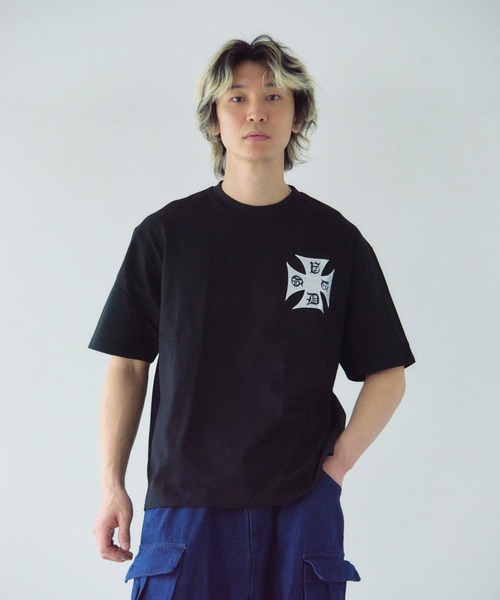 GALLIS ADDICTION(ガリスアディクション)の「GA Cross Logo刺繍 Tee(Tシャツ/カットソー・メンズ・ホワイト/ブラック・L/M)」の19枚目の写真