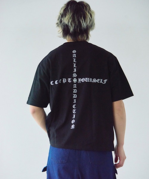GALLIS ADDICTION(ガリスアディクション)の「GA Cross Logo刺繍 Tee(Tシャツ/カットソー・メンズ・ホワイト/ブラック・L/M)」の12枚目の写真