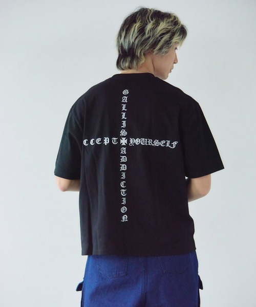 GALLIS ADDICTION(ガリスアディクション)の「GA Cross Logo刺繍 Tee(Tシャツ/カットソー・メンズ・ホワイト/ブラック・L/M)」の13枚目の写真