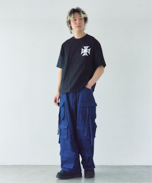 GALLIS ADDICTION(ガリスアディクション)の「GA Cross Logo刺繍 Tee(Tシャツ/カットソー・メンズ・ホワイト/ブラック・L/M)」の16枚目の写真