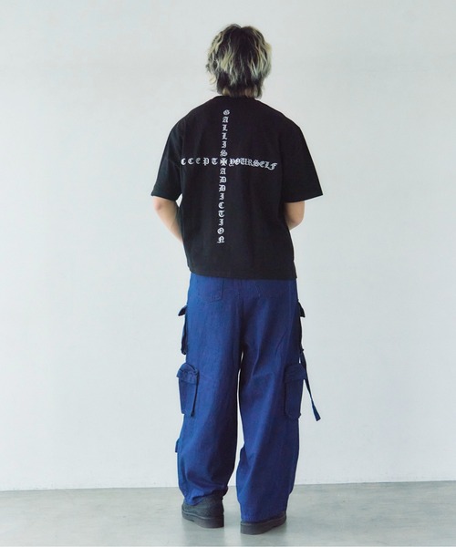 GALLIS ADDICTION(ガリスアディクション)の「GA Cross Logo刺繍 Tee(Tシャツ/カットソー・メンズ・ホワイト/ブラック・L/M)」の9枚目の写真