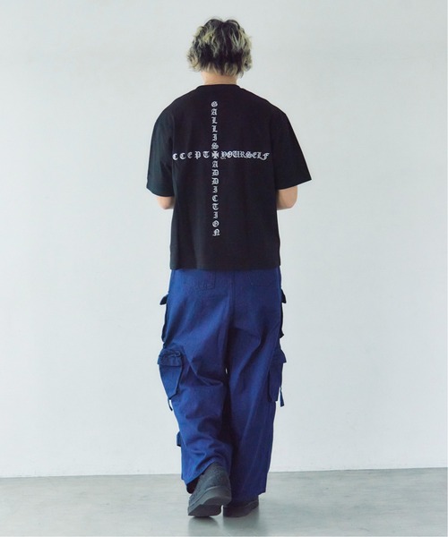 GALLIS ADDICTION(ガリスアディクション)の「GA Cross Logo刺繍 Tee(Tシャツ/カットソー・メンズ・ホワイト/ブラック・L/M)」の11枚目の写真
