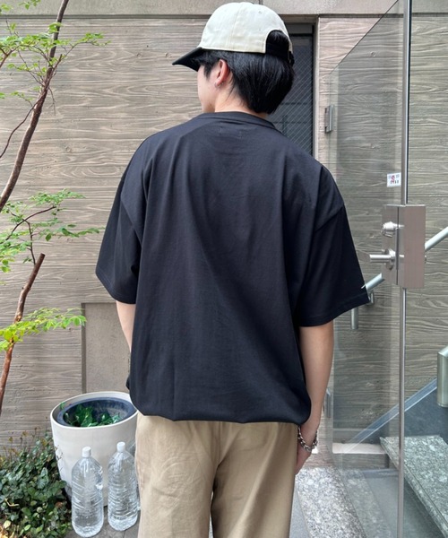 link lot(リンクロット)の「【KANGOL】ドローコード付き 胸ロゴハート刺繍 ワンポイント Tシャツ(Tシャツ/カットソー・メンズ・ブラック/ホワイト/チャコール/ネイビー・XL/M/L)」の13枚目の写真