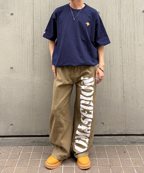 link lot(リンクロット)の「【KANGOL】ドローコード付き 胸ロゴハート刺繍 ワンポイント Tシャツ(Tシャツ/カットソー・メンズ・ブラック/ホワイト/チャコール/ネイビー・XL/M/L)」の17枚目の写真