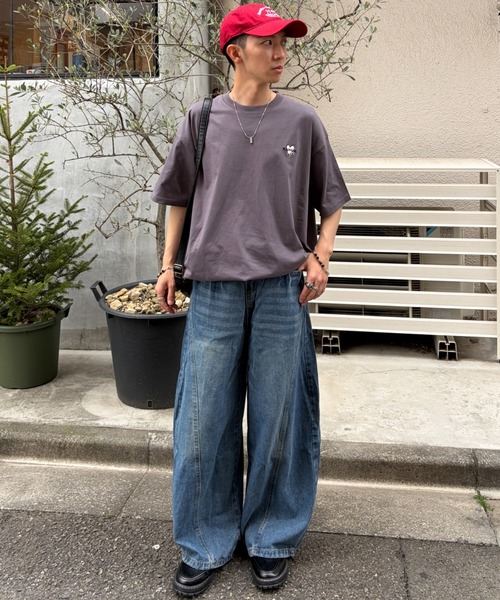 link lot(リンクロット)の「【KANGOL】ドローコード付き 胸ロゴハート刺繍 ワンポイント Tシャツ(Tシャツ/カットソー・メンズ・ブラック/ホワイト/チャコール/ネイビー・XL/M/L)」の22枚目の写真