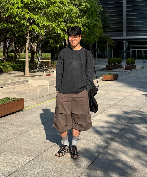 AGOD（エージーオーディー）の「エックスドットピグメントロングスリーブ[ブラック]（Tシャツ/カットソー・レディース・その他・SMALL/MEDIUM/LARGE）」の4枚目の写真
