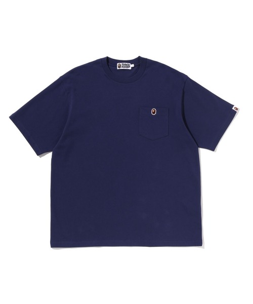 A BATHING APE(アベイシングエイプ)の「ONE POINT RELAXED FIT POCKET TEE(Tシャツ/カットソー・メンズ・グレー/ネイビー/ホワイト・SMALL/MEDIUM/XX-LARGE/X-LARGE/LARGE)」の3枚目の写真