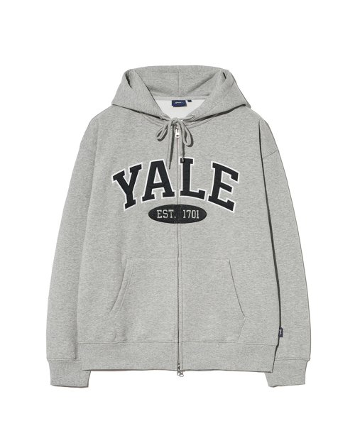 YALE(イェール)の「ツートンアーチフード集業_グレー(パーカー・レディース・その他・MEDIUM/SMALL/X-LARGE/LARGE)」の1枚目の写真