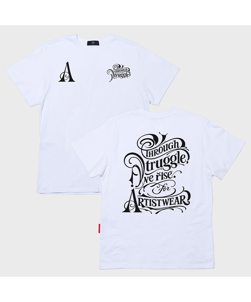 ARTISTWEAR（アーティストウェア）の「[ATW] TSR 半袖Tシャツ - 2COLOR（Tシャツ/カットソー・レディース・ブラック/ホワイト・XX-LARGE/XXXX-LARGE/LARGE/MEDIUM/SMALL/X-LARGE）」の2枚目の写真