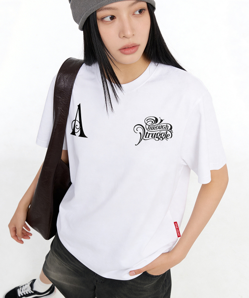 ARTISTWEAR（アーティストウェア）の「[ATW] TSR 半袖Tシャツ - 2COLOR（Tシャツ/カットソー・レディース・ブラック/ホワイト・XX-LARGE/XXXX-LARGE/LARGE/MEDIUM/SMALL/X-LARGE）」の6枚目の写真