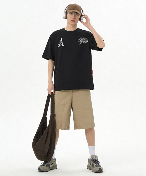 ARTISTWEAR（アーティストウェア）の「[ATW] TSR 半袖Tシャツ - 2COLOR（Tシャツ/カットソー・レディース・ブラック/ホワイト・XX-LARGE/XXXX-LARGE/LARGE/MEDIUM/SMALL/X-LARGE）」の8枚目の写真