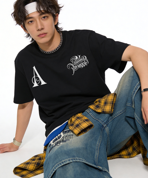 ARTISTWEAR（アーティストウェア）の「[ATW] TSR 半袖Tシャツ - 2COLOR（Tシャツ/カットソー・レディース・ブラック/ホワイト・XX-LARGE/XXXX-LARGE/LARGE/MEDIUM/SMALL/X-LARGE）」の9枚目の写真