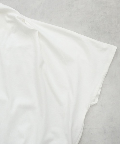 SELECT LEVERY(セレクトリベリー)の「天竺裾ゴム入りドルマンTシャツ(Tシャツ/カットソー・レディース・ブラウン/ブラック/オフホワイト・FREE)」の7枚目の写真