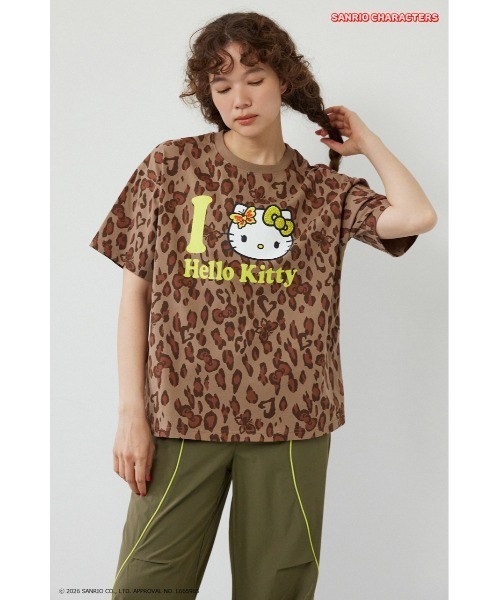 RODEO CROWNS WIDE BOWL（ロデオクラウンズワイドボウル）の「(HELLO KITTY) Face Tシャツ（Tシャツ/カットソー・レディース・ブラック/グレー系その他/オフホワイト/ベージュ系その他・SMALL/MEDIUM）」の4枚目の写真