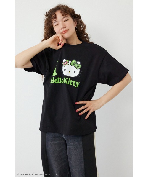 RODEO CROWNS WIDE BOWL（ロデオクラウンズワイドボウル）の「(HELLO KITTY) Face Tシャツ（Tシャツ/カットソー・レディース・ブラック/グレー系その他/オフホワイト/ベージュ系その他・SMALL/MEDIUM）」の20枚目の写真