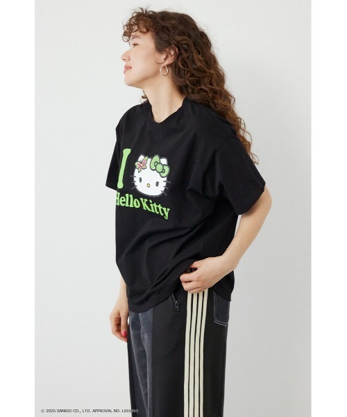 RODEO CROWNS WIDE BOWL（ロデオクラウンズワイドボウル）の「(HELLO KITTY) Face Tシャツ（Tシャツ/カットソー・レディース・ブラック/グレー系その他/オフホワイト/ベージュ系その他・SMALL/MEDIUM）」の21枚目の写真
