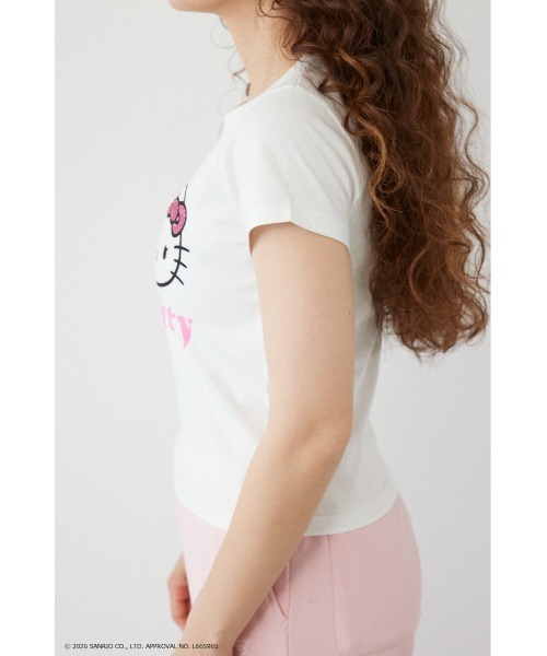 RODEO CROWNS WIDE BOWL（ロデオクラウンズワイドボウル）の「(HELLO KITTY) Face Tシャツ（Tシャツ/カットソー・レディース・ブラック/グレー系その他/オフホワイト/ベージュ系その他・SMALL/MEDIUM）」の18枚目の写真
